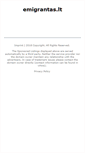Mobile Screenshot of emigrantas.lt
